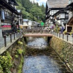 ご案内するつもりで下見に行った銀山温泉。時間の関係で行けませんでした。